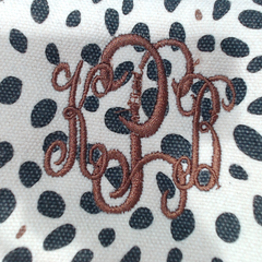 BLOOPER ACCESSORY: Monogrammed Keychain Wallet