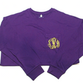 BLOOPER CLOTHING: Monogrammed Long Sleeve Shirt