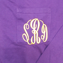BLOOPER CLOTHING: Monogrammed Long Sleeve Shirt