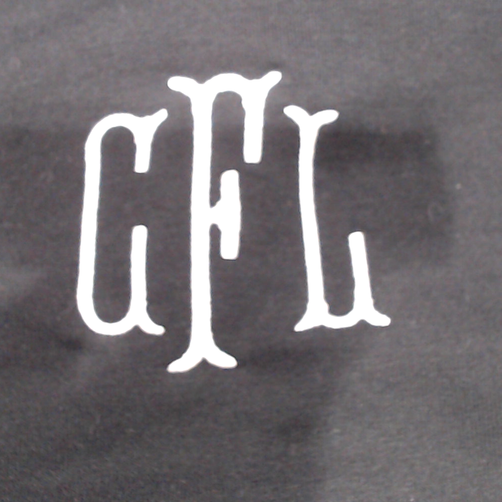 BLOOPER CLOTHING: Monogrammed Open Back Sweatshirt