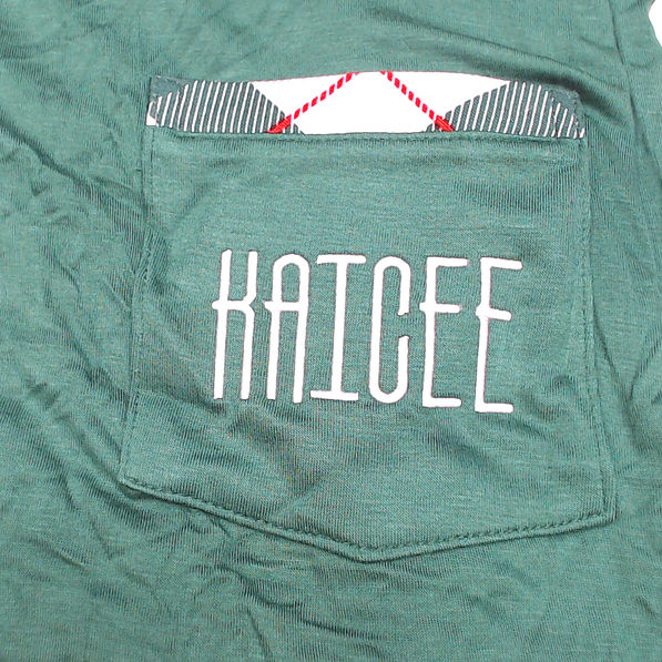 BLOOPER CLOTHING: Monogrammed Pajama Top