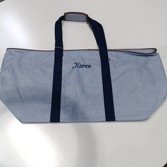 BLOOPER BAG: Monogrammed Extra Large Tote Bag