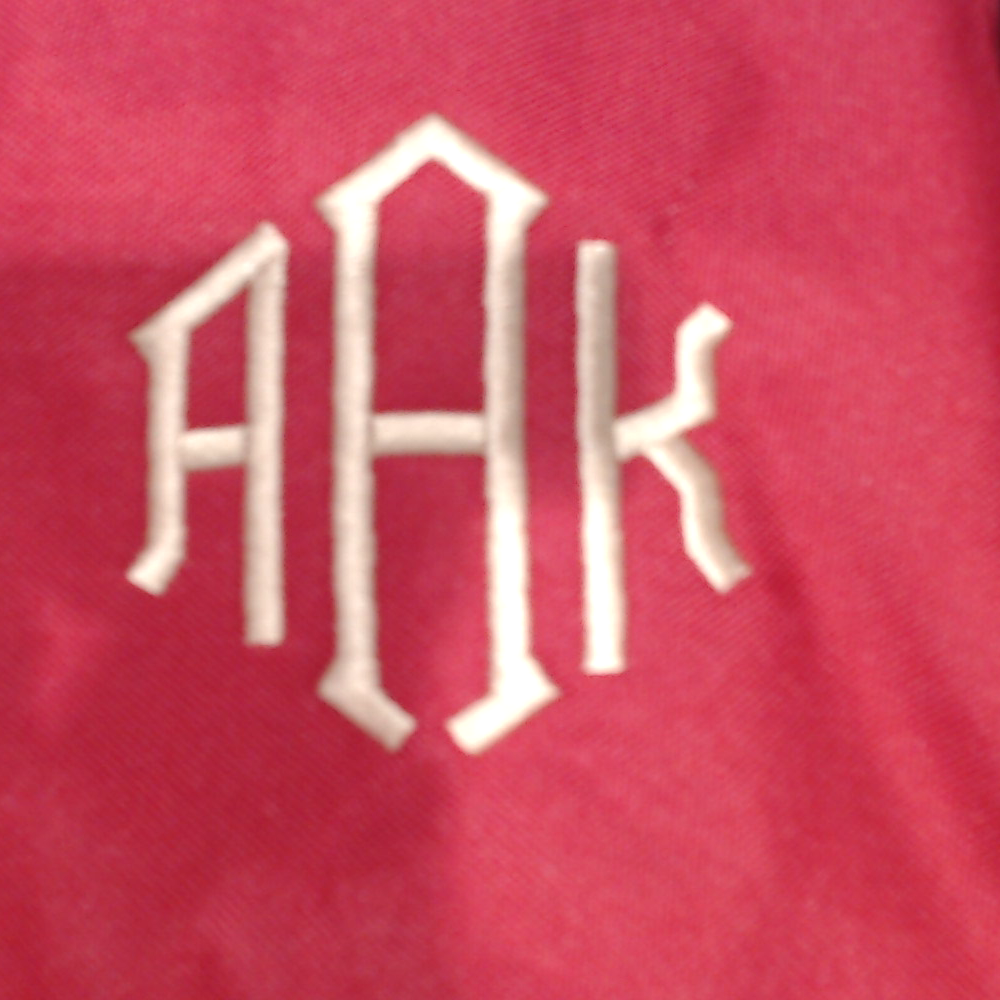 BLOOPER BAG: Monogrammed Weekend Bag
