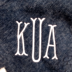 BLOOPER CLOTHING: Monogrammed Fringe Poncho