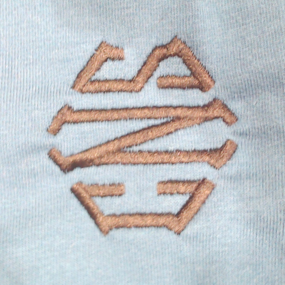 BLOOPER CLOTHING: Monogrammed Sweatshirt Cardigan