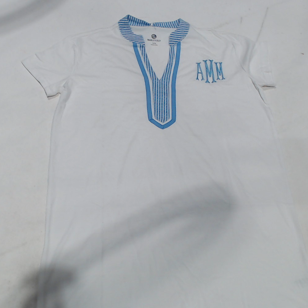 BLOOPER SWIM: Monogrammed Seersucker Cover Up