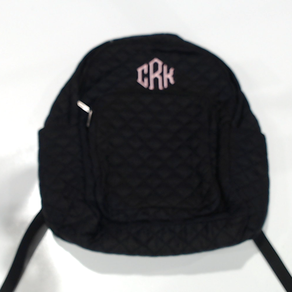 BLOOPER BAG: Monogrammed Quilted Laptop Backpack