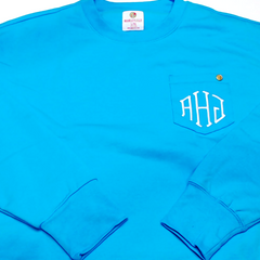 BLOOPER CLOTHING: Monogrammed Crewneck Sweatshirt