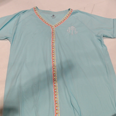 BLOOPER SWIM: Monogrammed Accent Cover Up