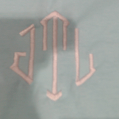 BLOOPER SWIM: Monogrammed Accent Cover Up