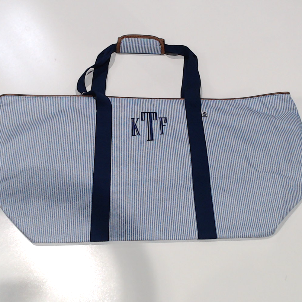 BLOOPER BAG: Monogrammed Extra Large Tote Bag