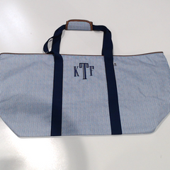 BLOOPER BAG: Monogrammed Extra Large Tote Bag