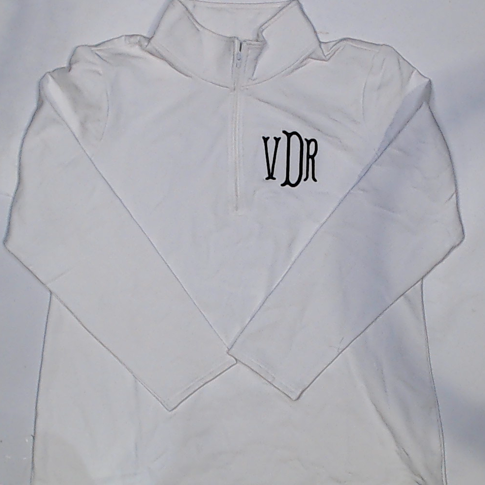 BLOOPER CLOTHING: Monogrammed Pullover Sweatshirt