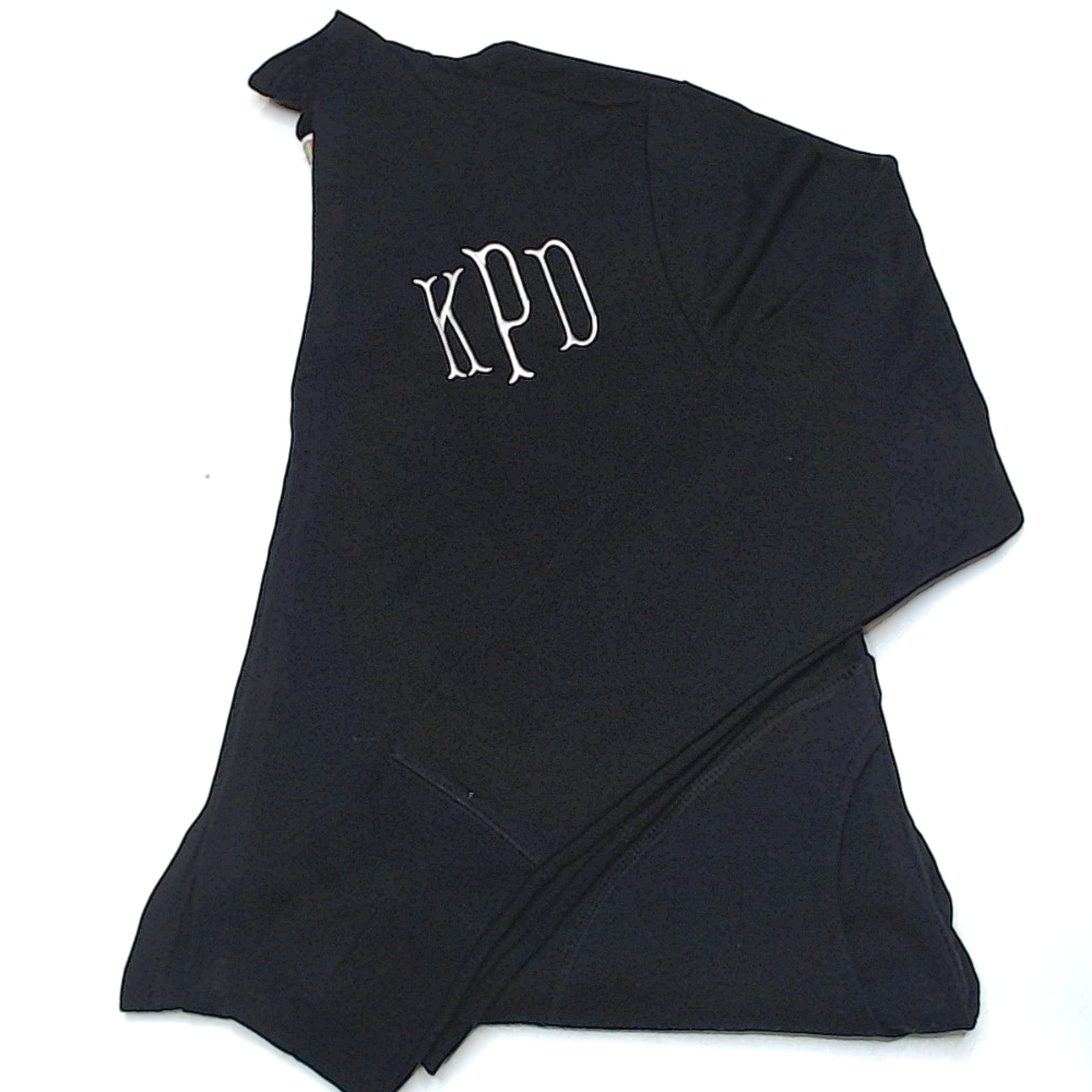 BLOOPER CLOTHING: Monogrammed Sweatshirt Cardigan