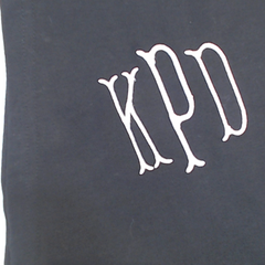 BLOOPER CLOTHING: Monogrammed Sweatshirt Cardigan
