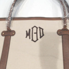 BLOOPER BAG: Monogrammed Vintage Weekender