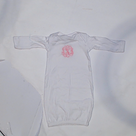 BLOOPER KIDS: Monogrammed Baby Layette Gown