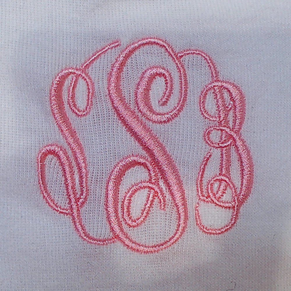 BLOOPER KIDS: Monogrammed Baby Layette Gown