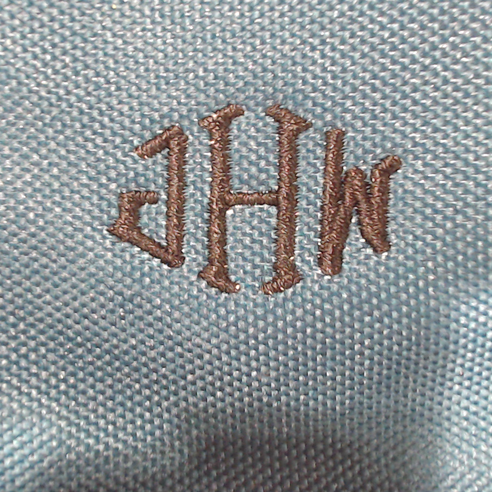 BLOOPER BAG: Monogrammed Makeup Bag