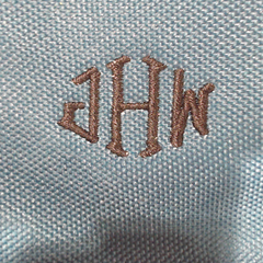 BLOOPER BAG: Monogrammed Makeup Bag