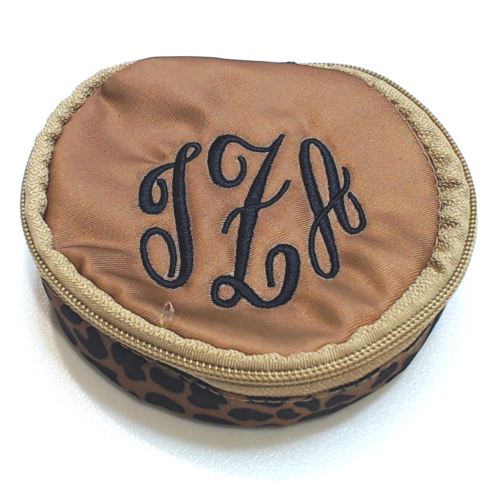 BLOOPER BAG: Monogrammed Travel Jewelry Case