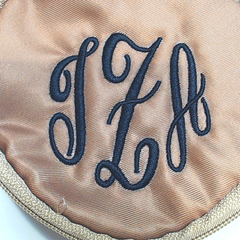BLOOPER BAG: Monogrammed Travel Jewelry Case