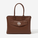 Monogrammed Essential Work Tote | Brown