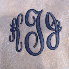 BLOOPER BAG: Monogrammed Saddlebag