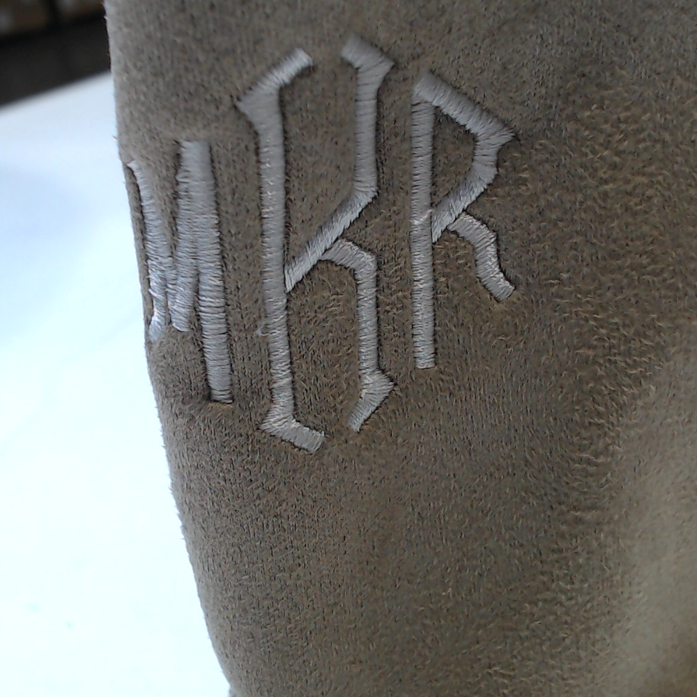 BLOOPER KIDS: Monogrammed Kids Sherpa Tie Booties