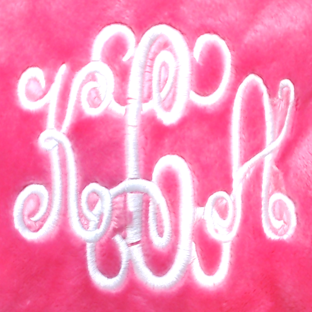 BLOOPER KIDS: Monogrammed Baby Blanket
