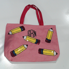 BLOOPER BAG: Monogrammed Sequin Tote Bag