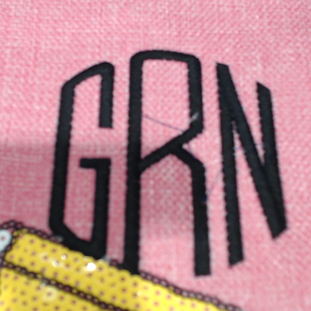 BLOOPER BAG: Monogrammed Sequin Tote Bag
