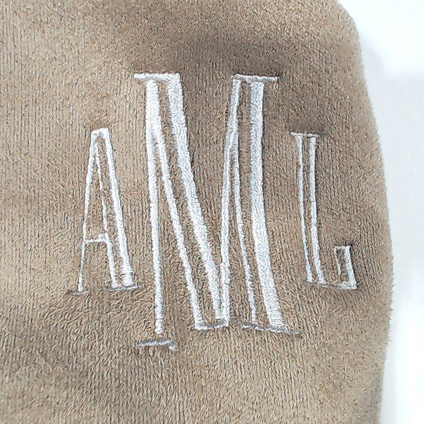 BLOOPER KIDS: Monogrammed Kids Sherpa Tie Booties