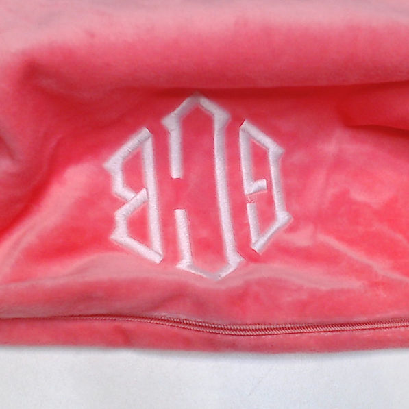 BLOOPER ACCESSORY: Monogrammed Lounge Pillow Cover