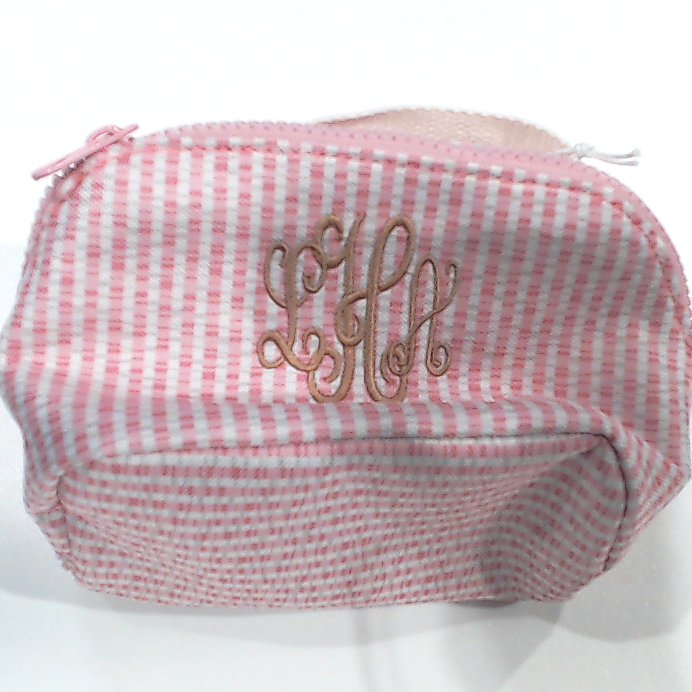 BLOOPER BAG: Monogrammed Makeup Bag