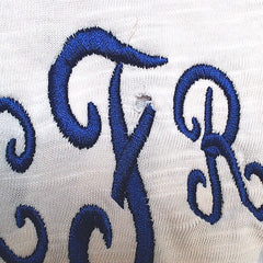 BLOOPER CLOTHING: Monogrammed Henley