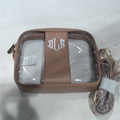 BLOOPER BAG: Monogrammed Clear Stadium Crossbody Bag