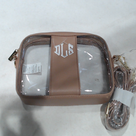 BLOOPER BAG: Monogrammed Clear Stadium Crossbody Bag