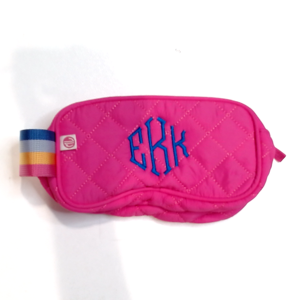 BLOOPER KIDS: Monogrammed Kids Diamond Quilted Cosmetic Case