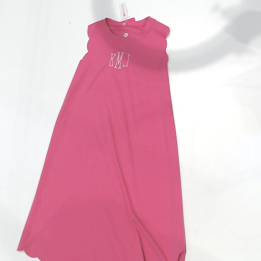 BLOOPER KIDS CLOTHING: Monogrammed Girls Scallop Dress
