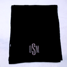 BLOOPER ACCESSORY: Monogrammed Cable Knit Scarf