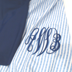BLOOPER SWIM: Monogrammed Ruched Tankini