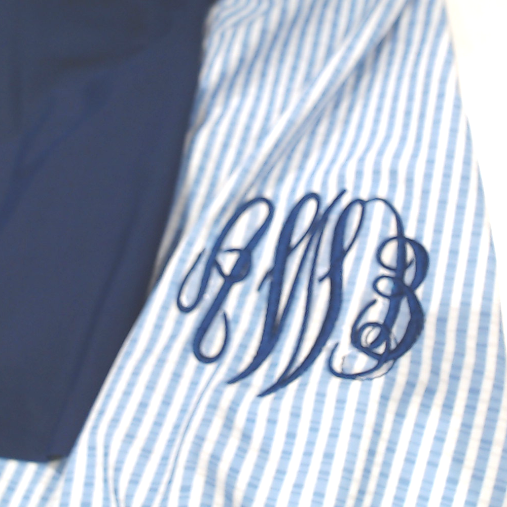 BLOOPER SWIM: Monogrammed Ruched Tankini