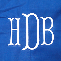 BLOOPER ACCESSORY: Monogrammed Pillow Sham