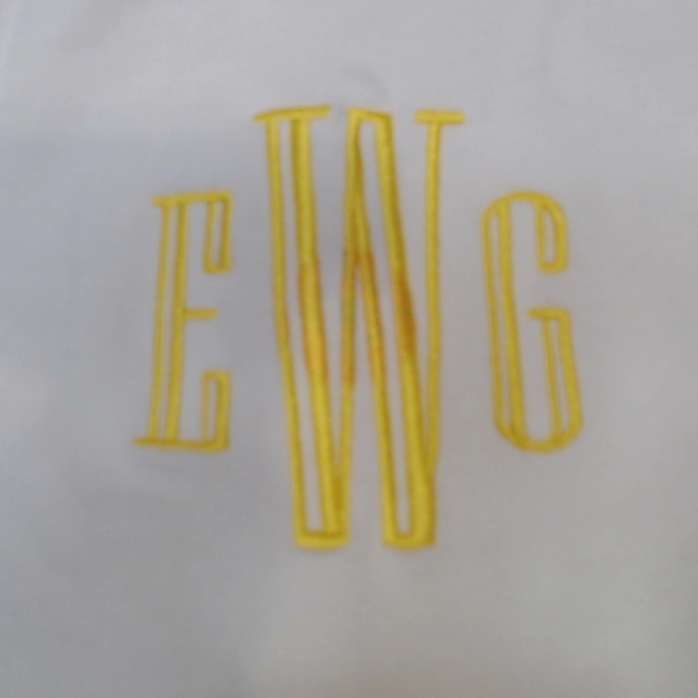 BLOOPER CLOTHING: Monogrammed Sweatshirt Cardigan