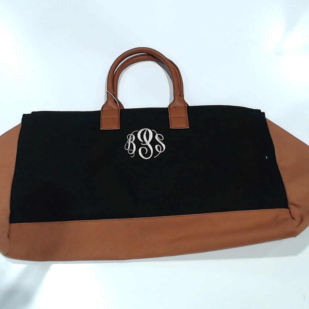 BLOOPER BAG: Monogrammed Upscale Weekender