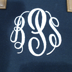 BLOOPER BAG: Monogrammed Upscale Weekender