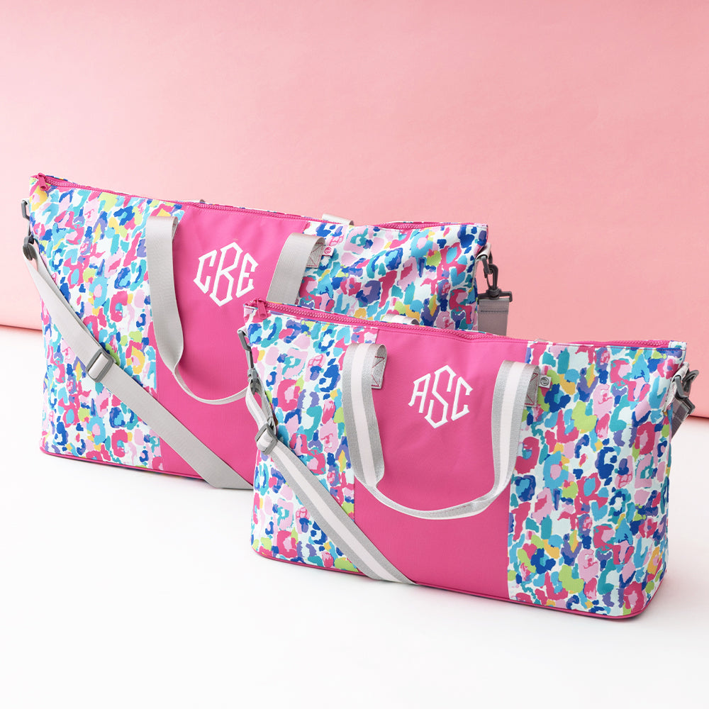 Monogrammed Kids Weekend Bag | Watercolor Cheetah