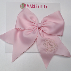 BLOOPER KIDS: Monogrammed Girls Hair Bow