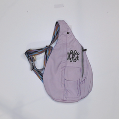 BLOOPER BAG: Monogrammed Sling Pack